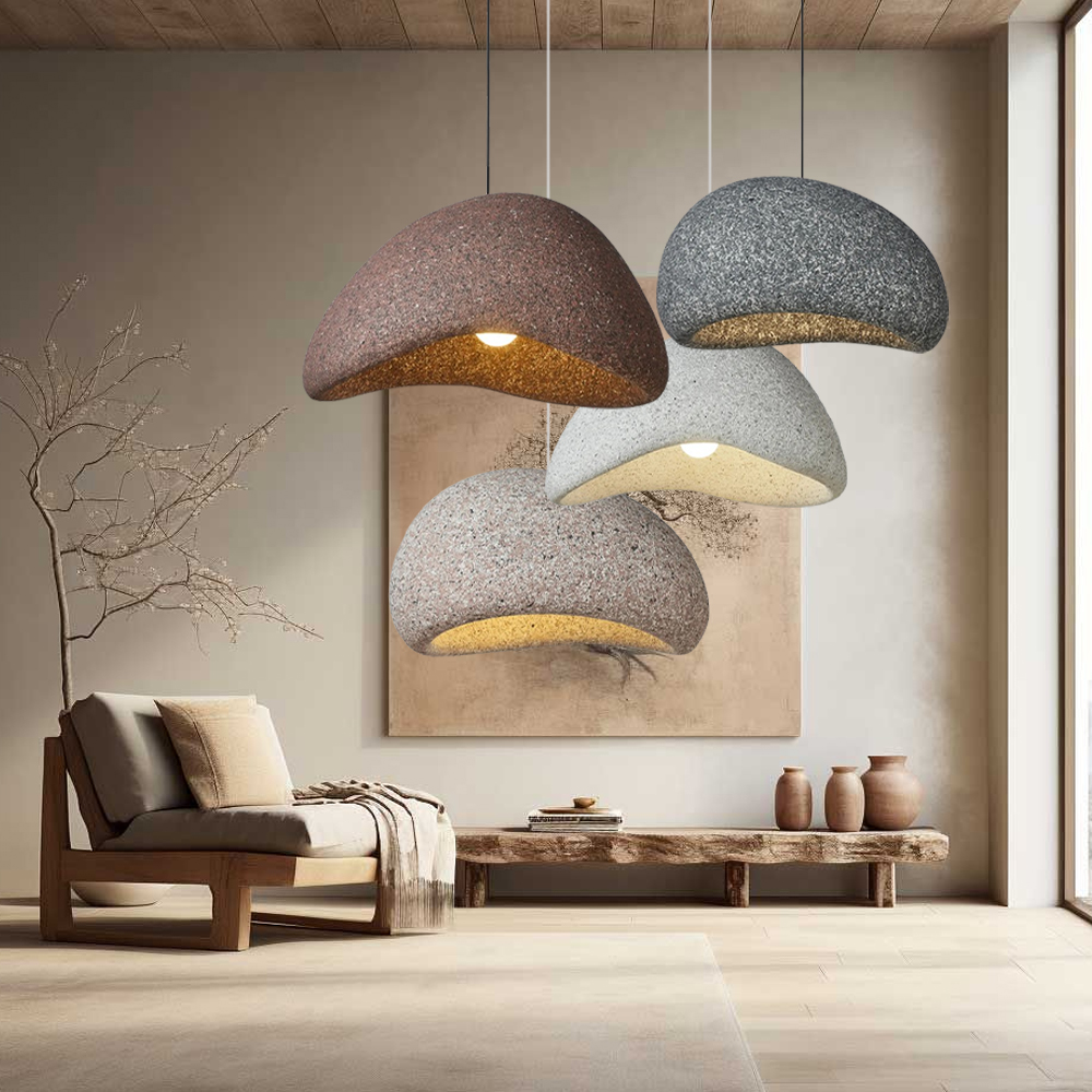 Modern Wabi-sabi Chandelier Dining Room Lighting