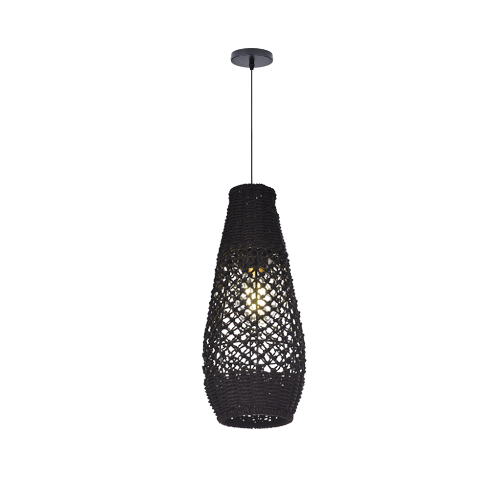 Classic Traditional Seagrass Pendant Light for Dining Room