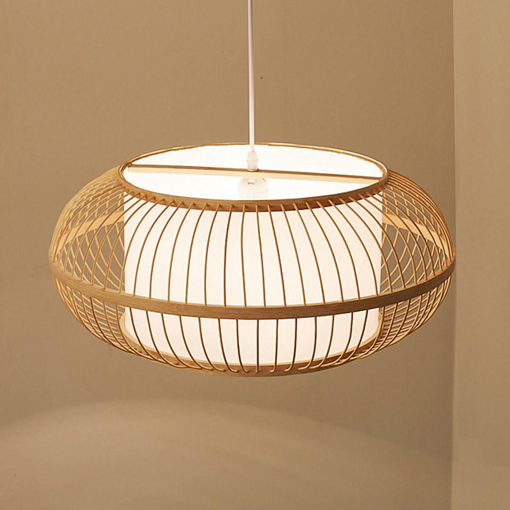 Artistic Bamboo Hanging Lamp Creative New Chinese Zen Restaurant Chandelier