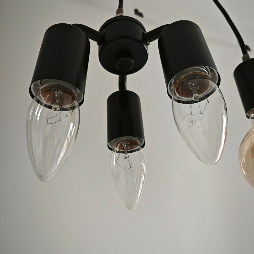 E26/E27 Integrated Multi-Head Lamp Socket Lamp Holder 2-in-1 3-in-1 5-in-1