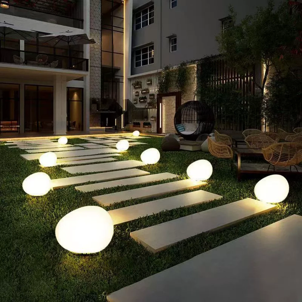 Outdoor Lights Decorative Garden Lights Pebble Floor Lights Party Lights