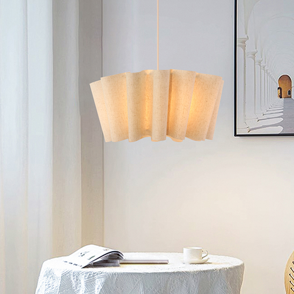 Japanese Retro Artistic Fabric Chandelier Wabi-sabi Home decor Pendant Light