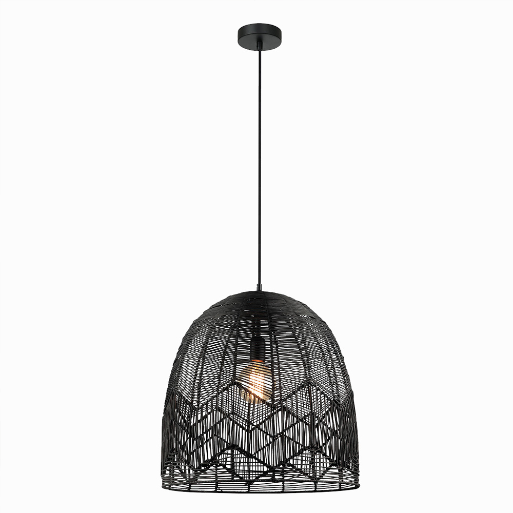 Handmade Basket Rattan Pendant Light Shades For Living Room