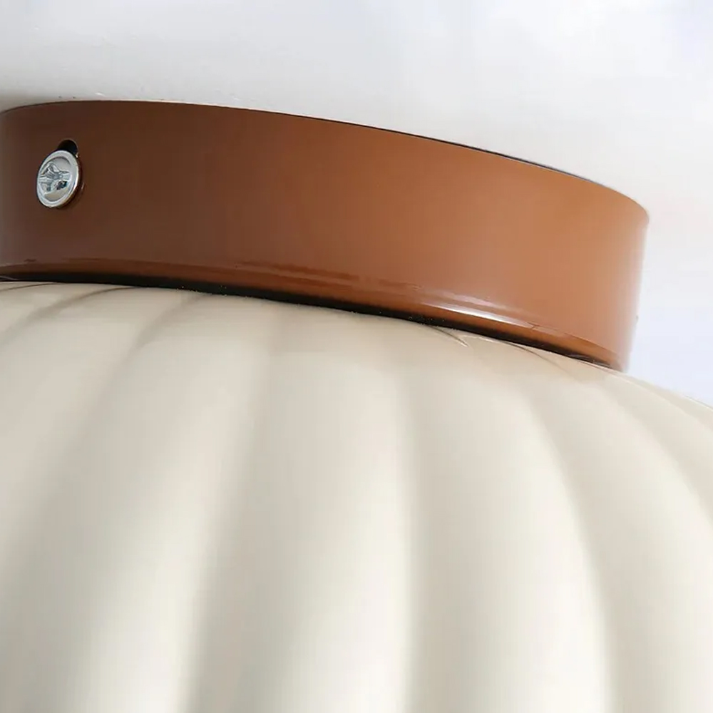 French Flower Bud Ceiling Lamp Hallway Flush Embedded Light