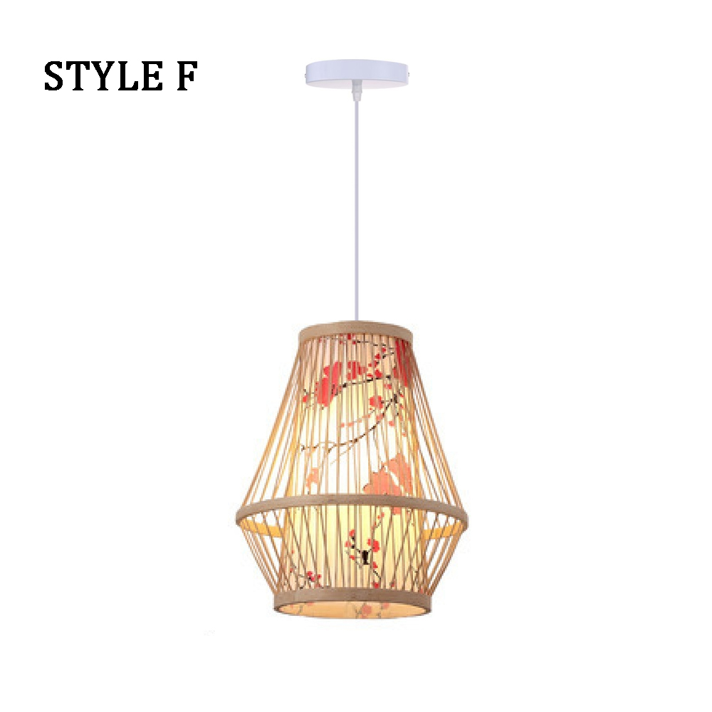 Japanese Restaurant Bamboo Lantern Chandelier Light Balcony Corridor Decorative Lamp