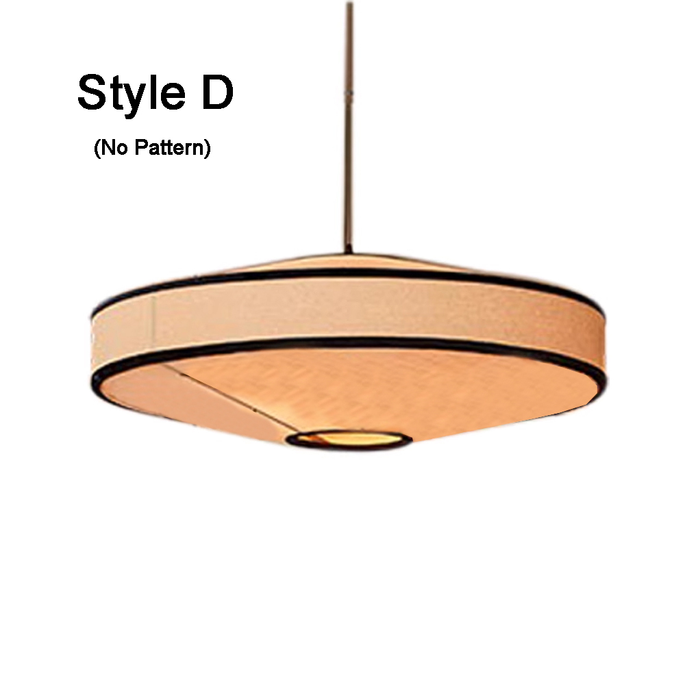 Japanese Restaurant Fabric Pendant Chandelier Designer New Chinese Style B&B Loft Living Room Wabi-sabi Lamp Fixture
