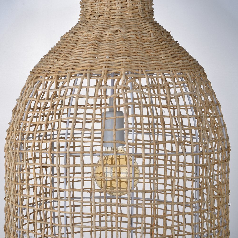 Hand Woven Lighting Dining Room Rattan Pendant Lights