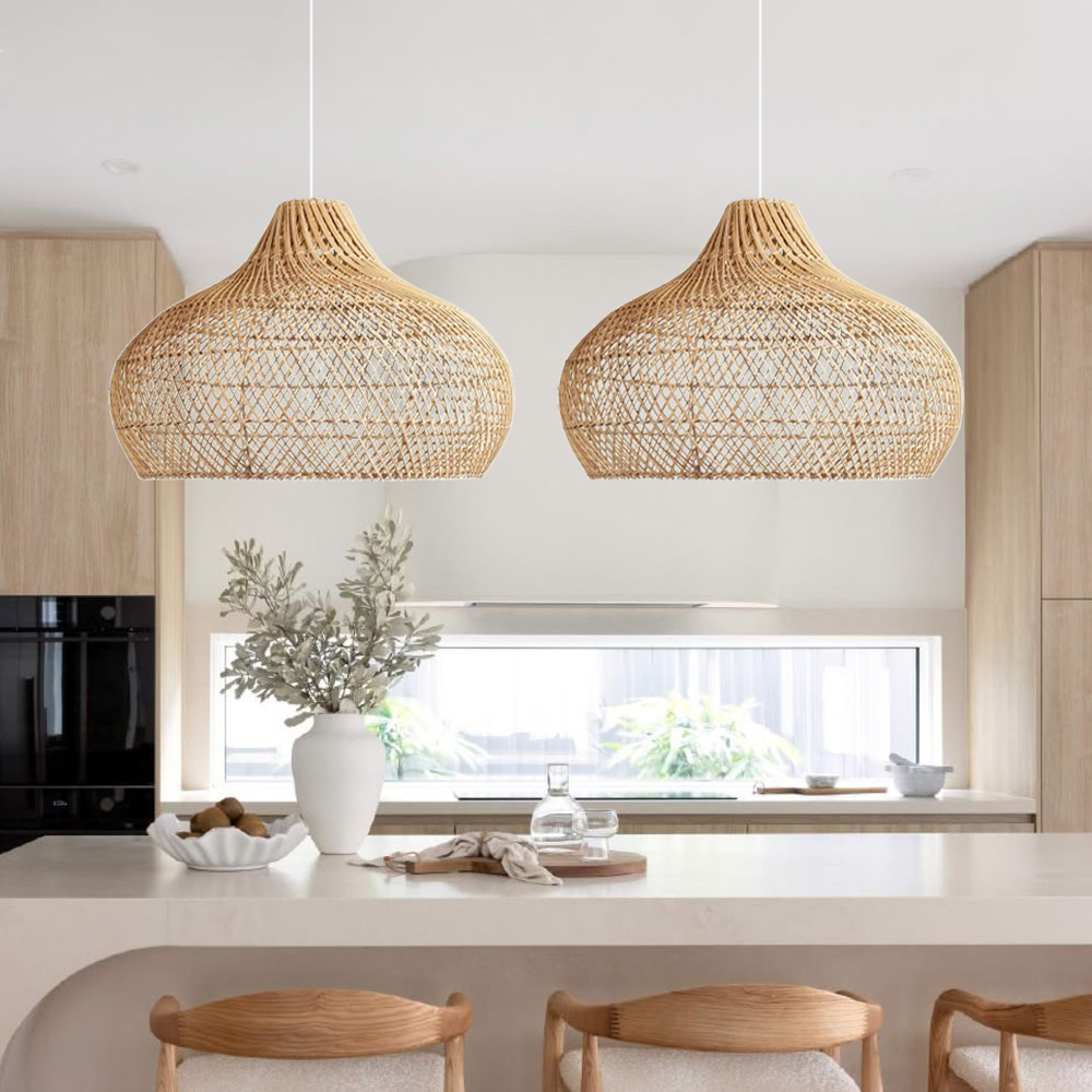 50% OFF Clearance Luxury Lights Handmade Home Decor Rattan Pendant Light