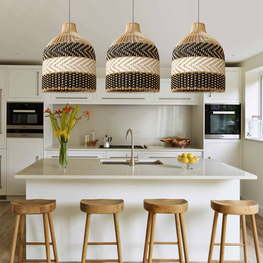 Scandinavian Interior Lighting With Rattan Woven Lamp Contemporist Rattan Pendant Light