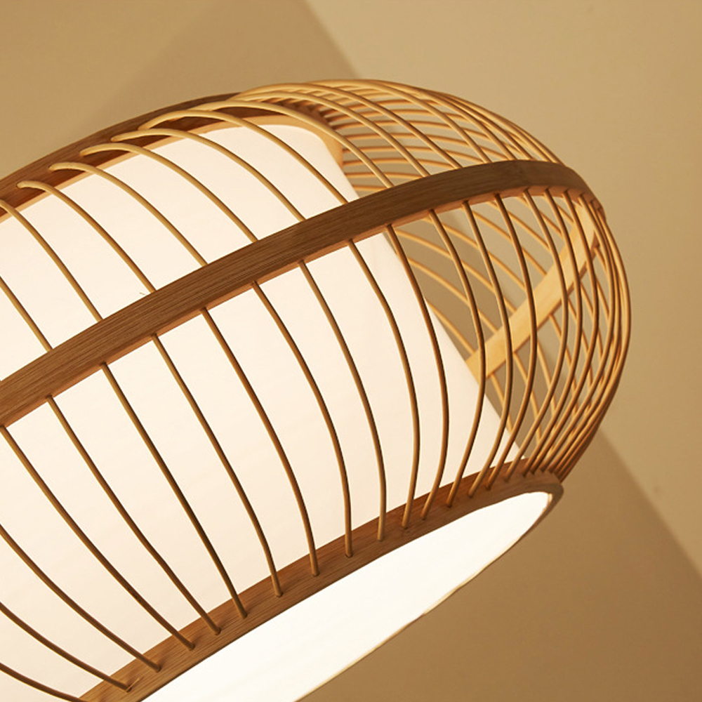 Artistic Bamboo Hanging Lamp Creative New Chinese Zen Restaurant Chandelier