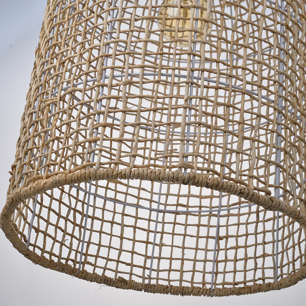 Hand Woven Lighting Dining Room Rattan Pendant Lights