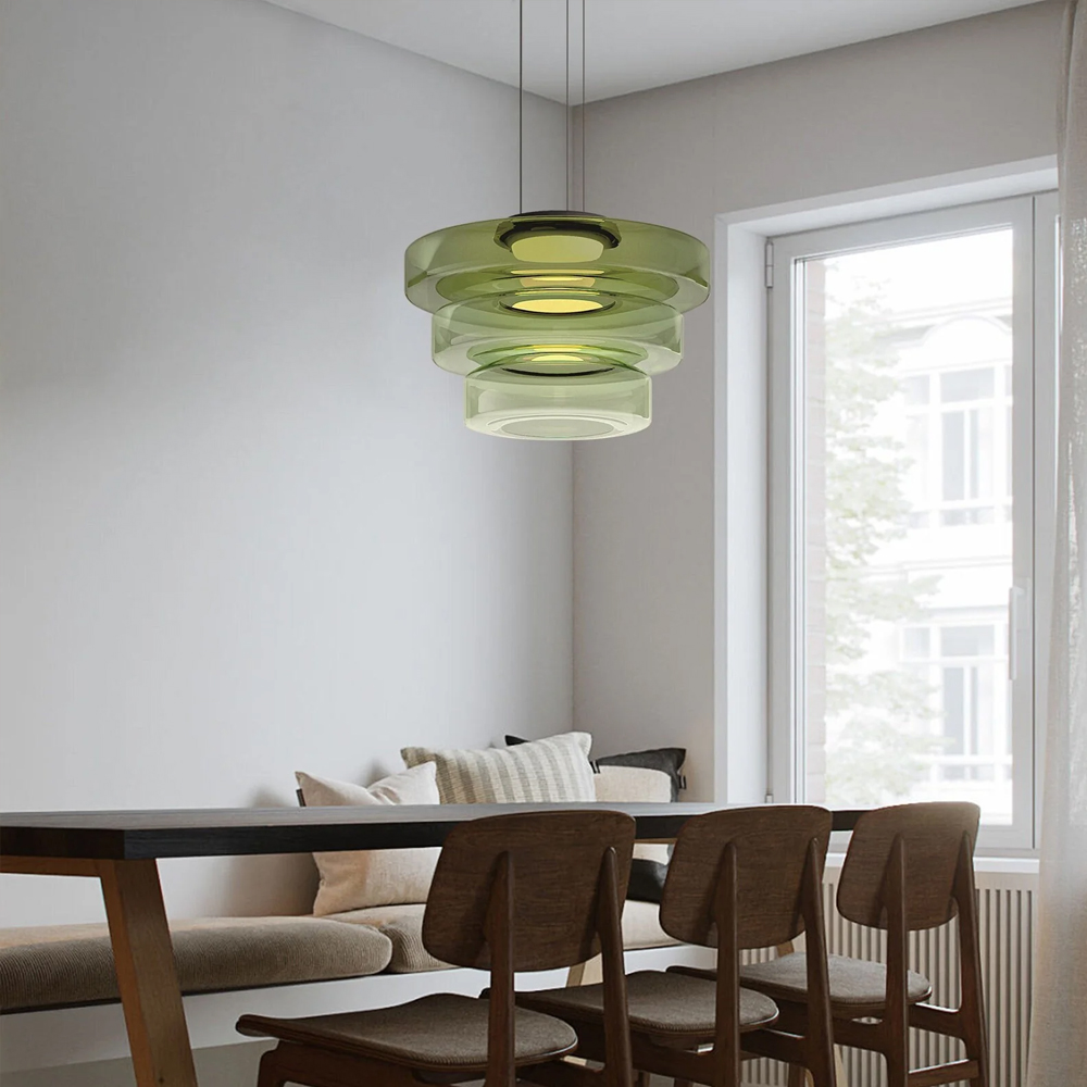 Modern Elegant Glass Pendant Light Fixtures for Living Room Dining Room