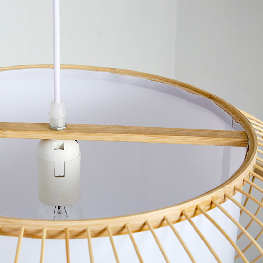 Artistic Bamboo Hanging Lamp Creative New Chinese Zen Restaurant Chandelier