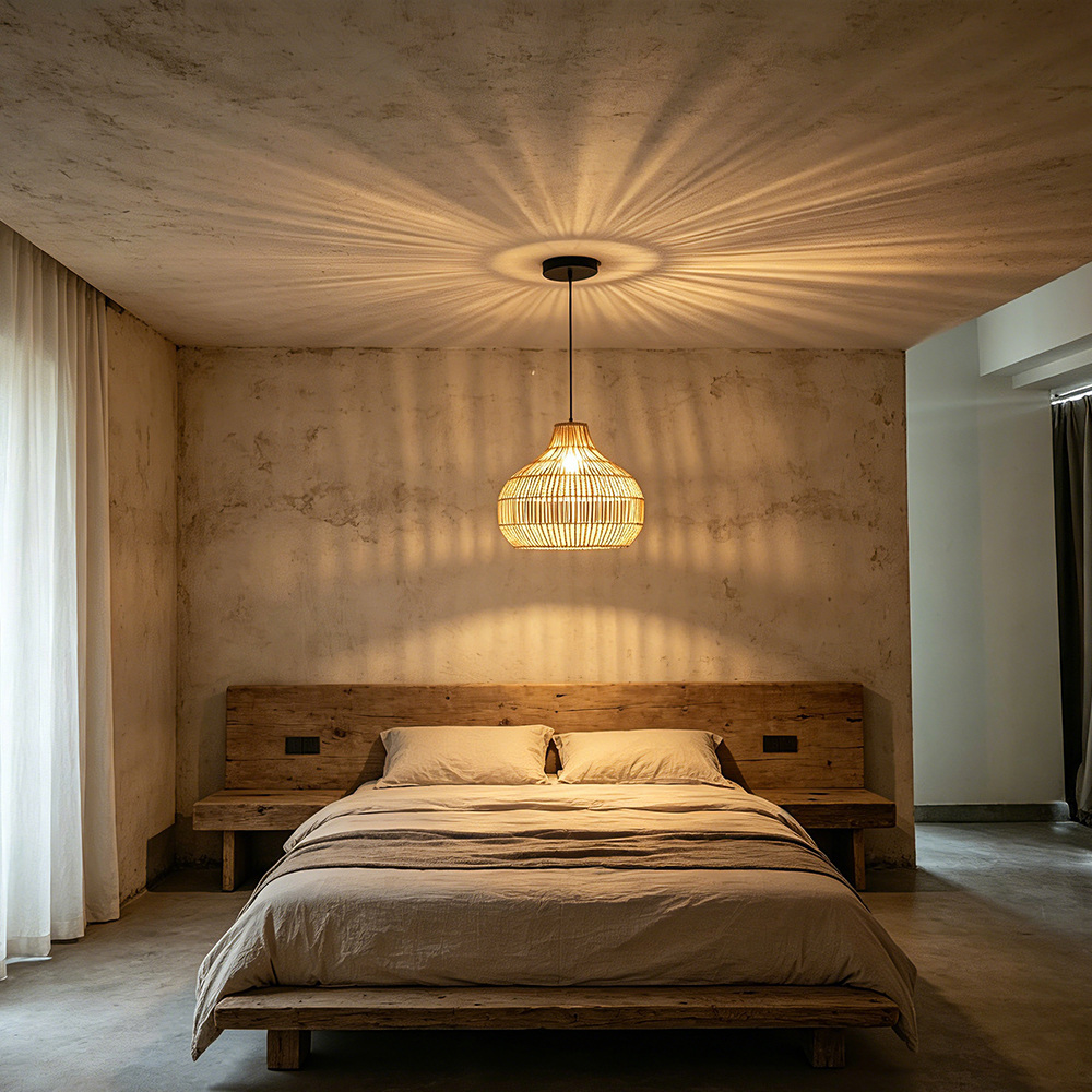 Dining Room Decor Rattan Pendant Lamp Kitchen Light Fixtures to Brighten Up Your Space