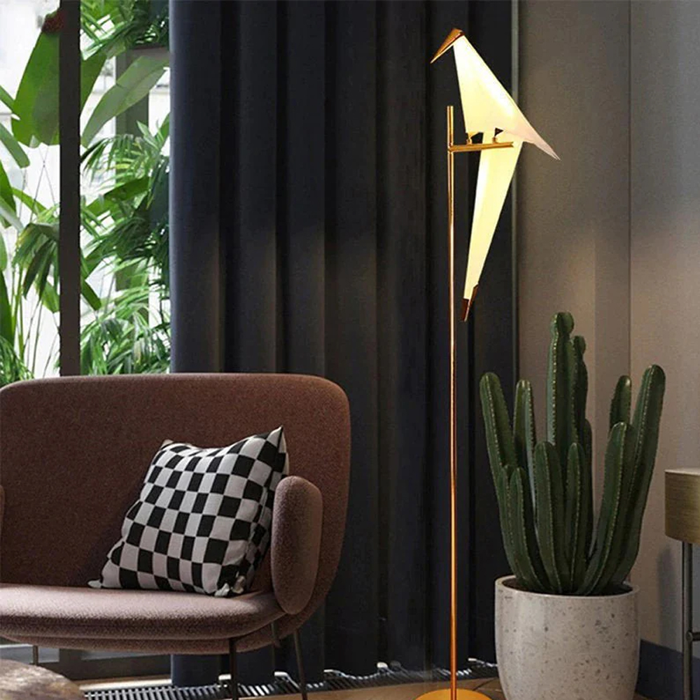 Nordic Luxury Thousand Paper Crane Bird Table Lamp Floor Lamp