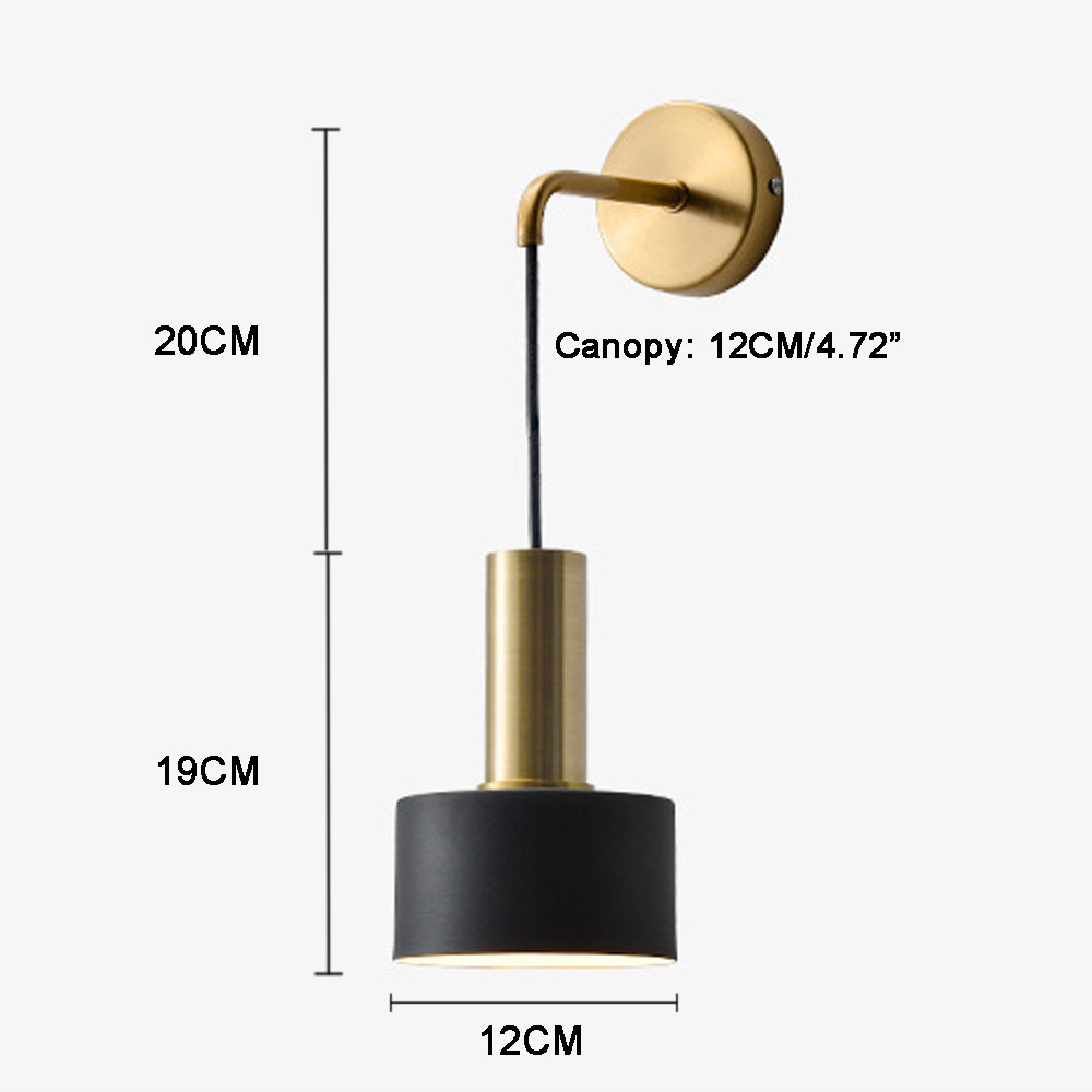 Nordic Minimalist Wall Lamp Modern Simple Bracket Light for Corridor