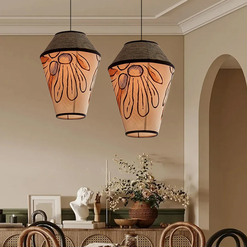 50% OFF Clearance Japanese Restaurant Fabric Pendant Chandelier