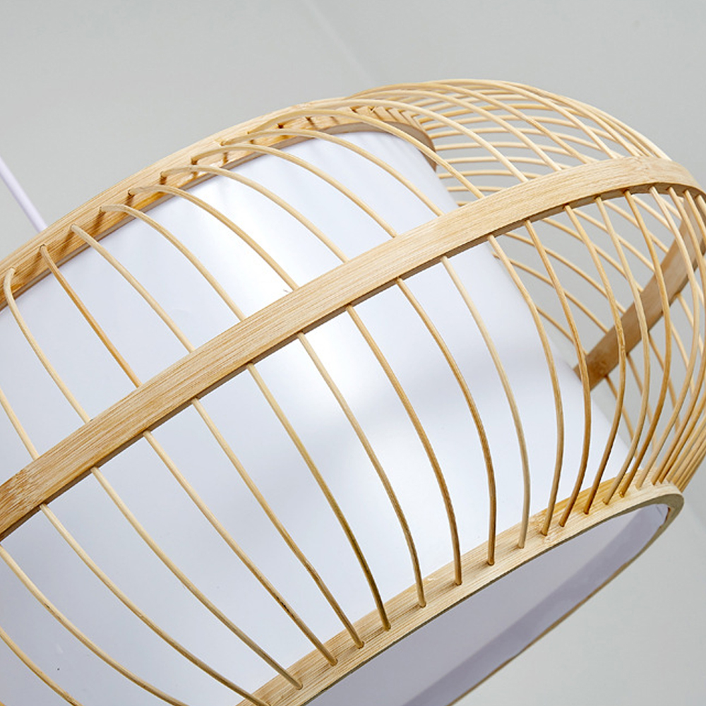 Artistic Bamboo Hanging Lamp Creative New Chinese Zen Restaurant Chandelier