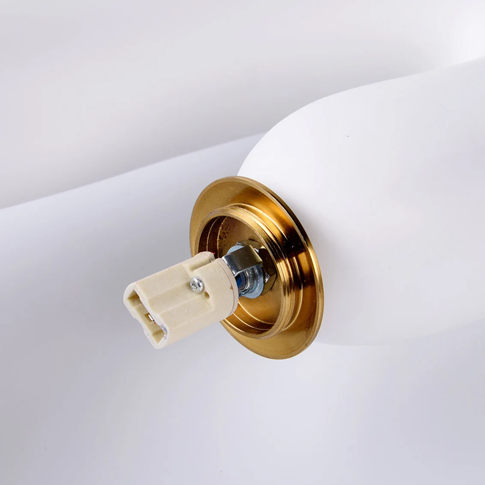 Plug Type White Table Lamp for Living Room Entryway