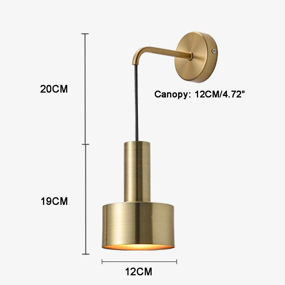 Nordic Minimalist Wall Lamp Modern Simple Bracket Light for Corridor