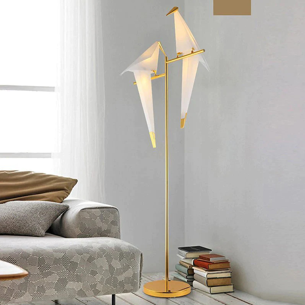 Nordic Luxury Thousand Paper Crane Bird Table Lamp Floor Lamp