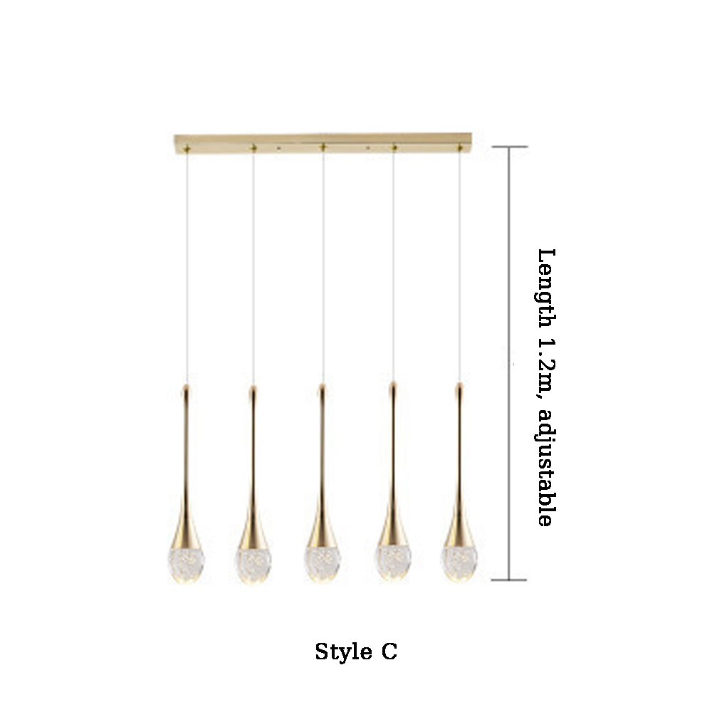 Modern Minimalist Staircase Chandelier Creative Soft Light Duplex Chandelier Restaurant Villa Spiral Stairwell Long Chandelier