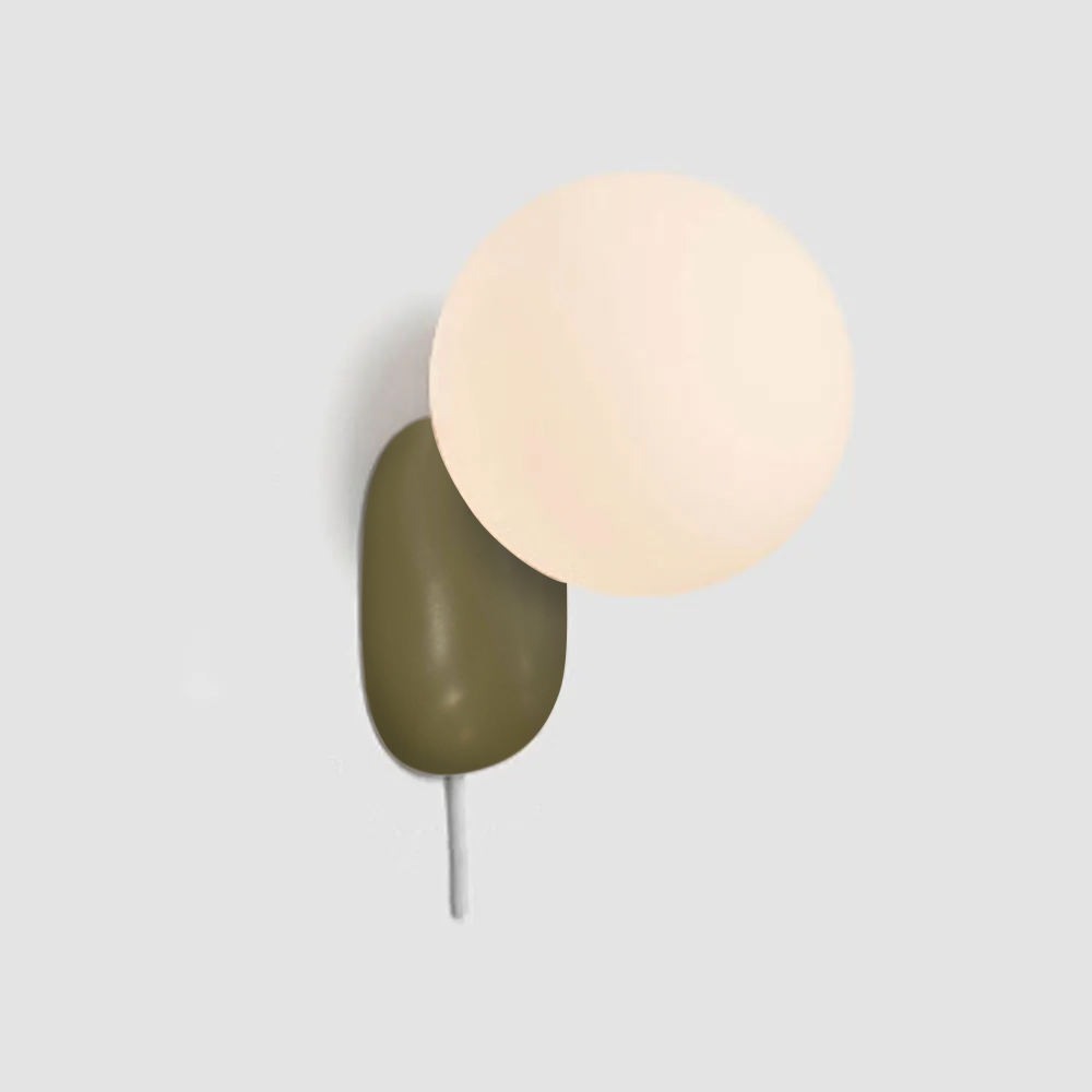 Modern Wall Sconce Bedroom Decor PE Ball Wall Lamp
