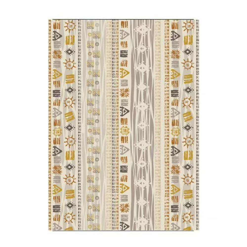 Thickened Imitation Cashmere Carpet Nordic Moroccan Living Room Blanket Ethnic Style American Retro Floor Mat