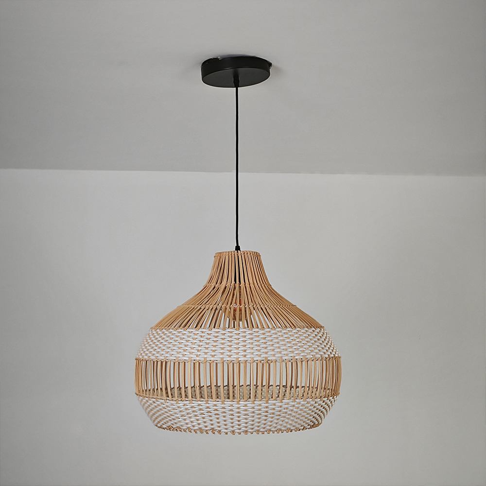 Dining Room Decor Rattan Pendant Lamp Kitchen Light Fixtures to Brighten Up Your Space