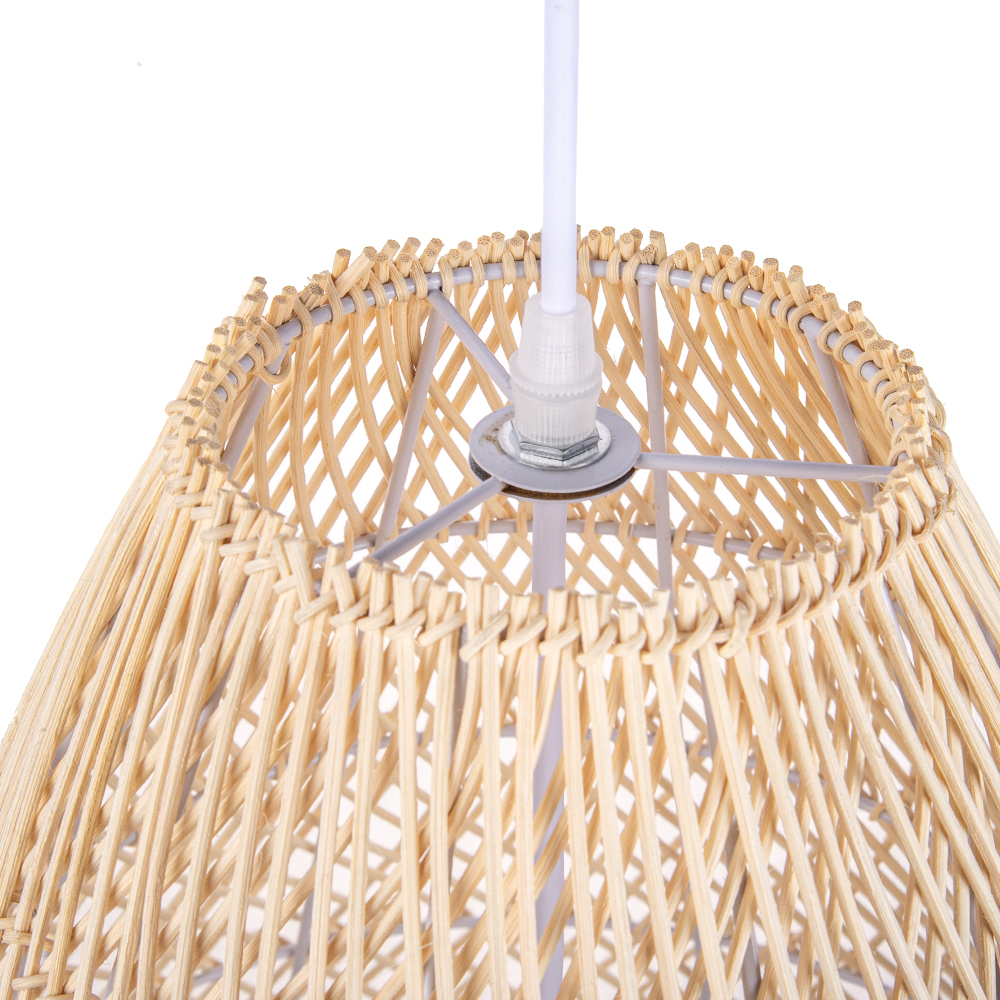 Staircase Living Room Rattan Pendant Lights Shade