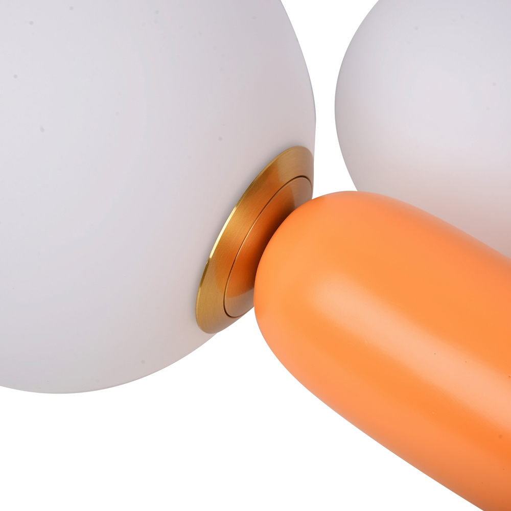 Orange Desk Lamp for Reading Room Bedroom