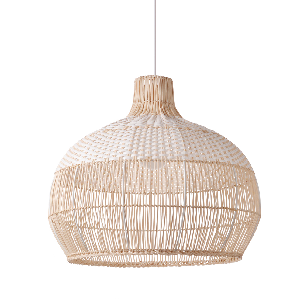 Handwoven Rattan Kitchen Island Pendant Lighting