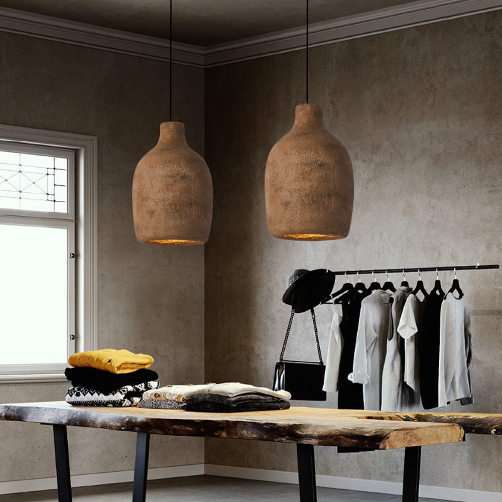 Wabi-sabi High Density Polystyrene Restaurant Lamp Art Designer Pendant Light