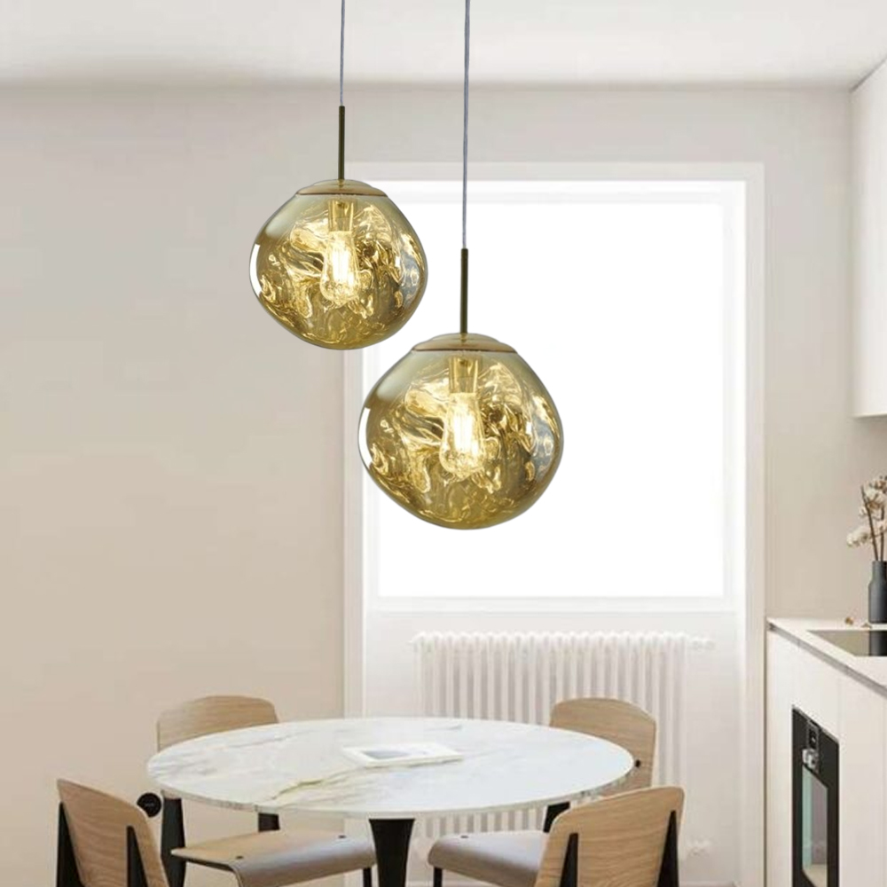 50% OFF Clearance Gold Lava Stairwell Pendant Lights Dining Room Decor Lamps
