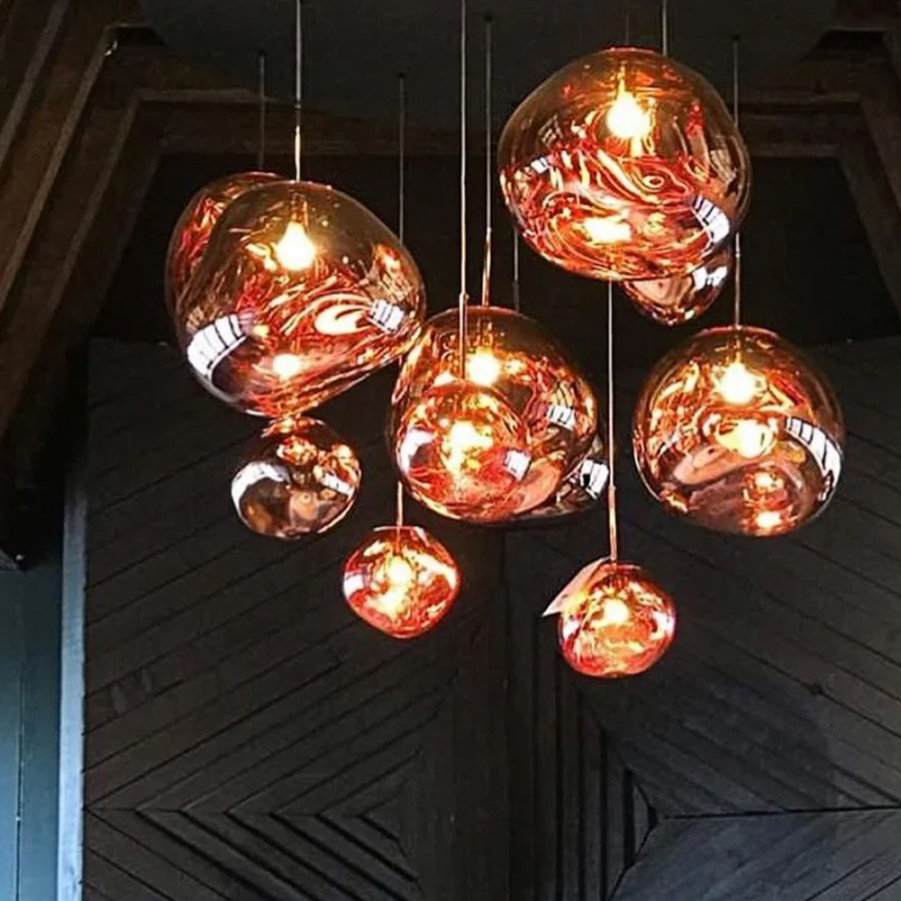 50% OFF Clearance Rose Gold Lava Combination Pendant Lights