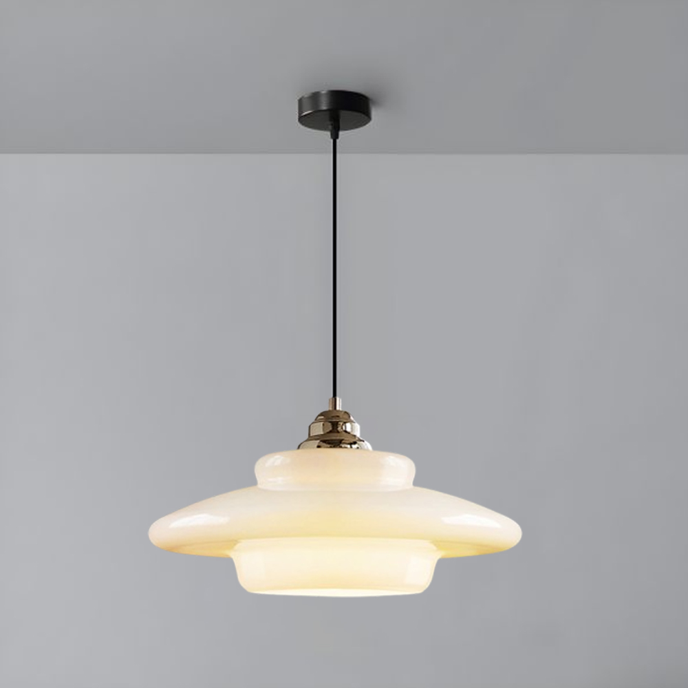 Bauhaus Milk White Glass Pendant Light Art Home Decor