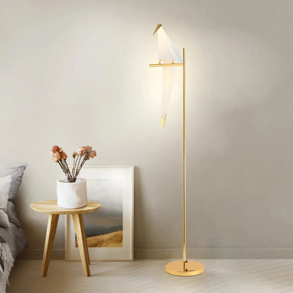 Nordic Luxury Thousand Paper Crane Bird Table Lamp Floor Lamp