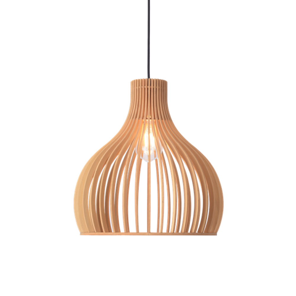 Natural Wooden Lights Dining Room Decor Pendant Chandelier light