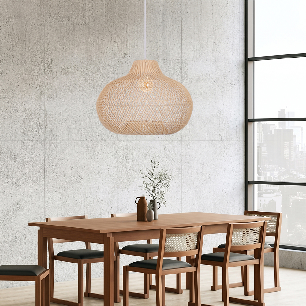 Quality Handmade Rattan Pendant Light