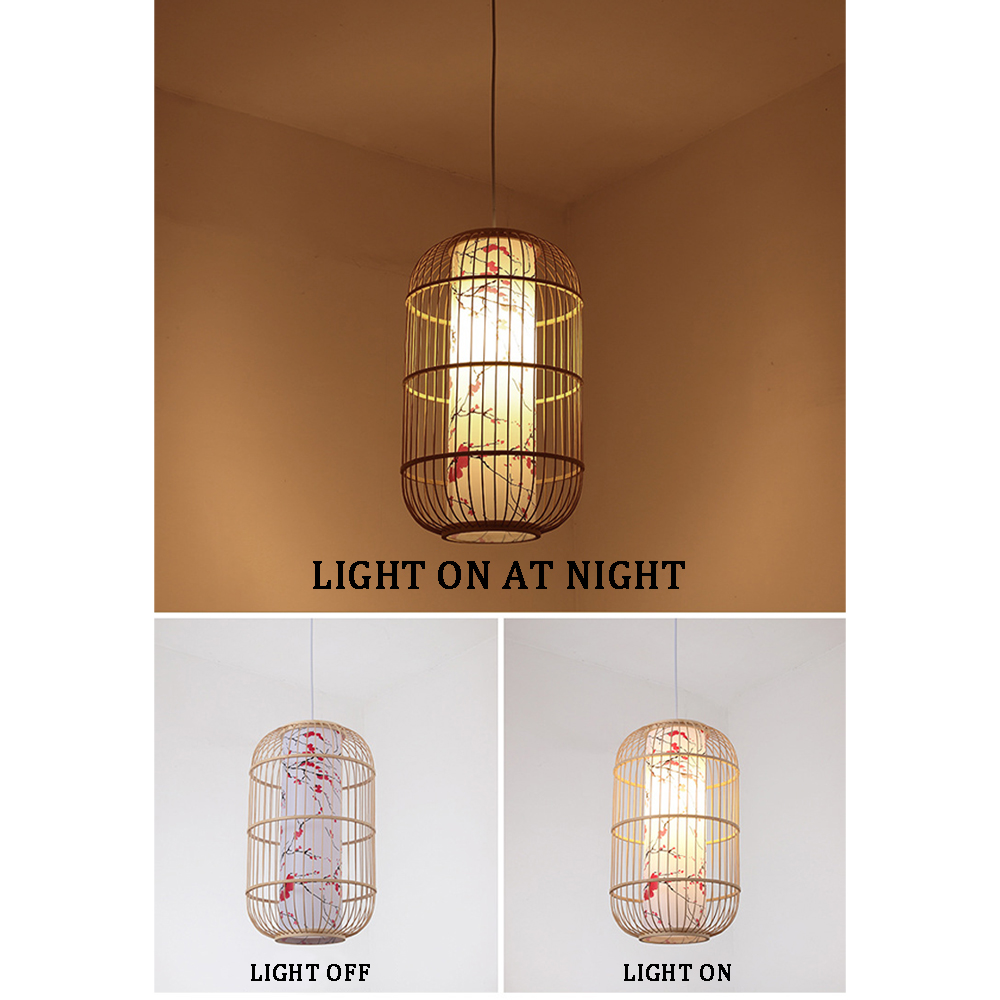 Japanese Restaurant Bamboo Lantern Chandelier Light Balcony Corridor Decorative Lamp