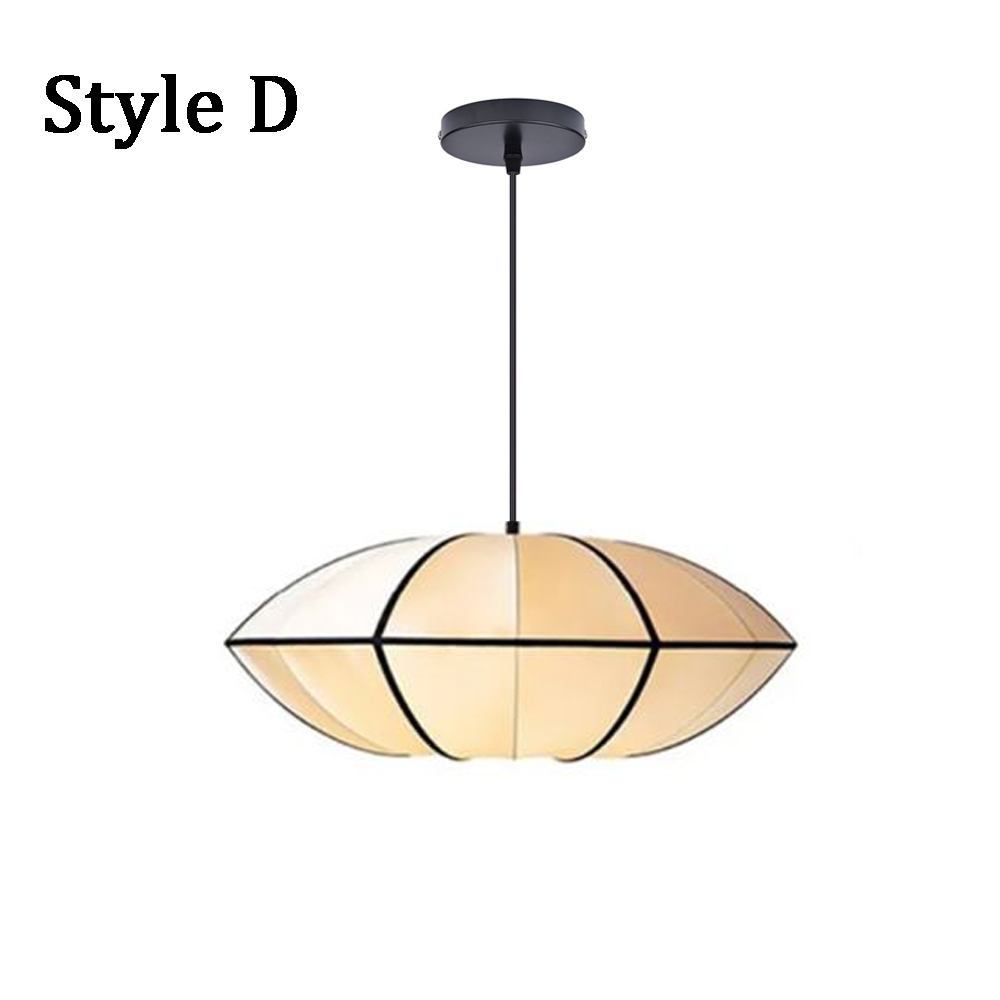 Medieval Vintage Style Fabric Chandelier for Living Room