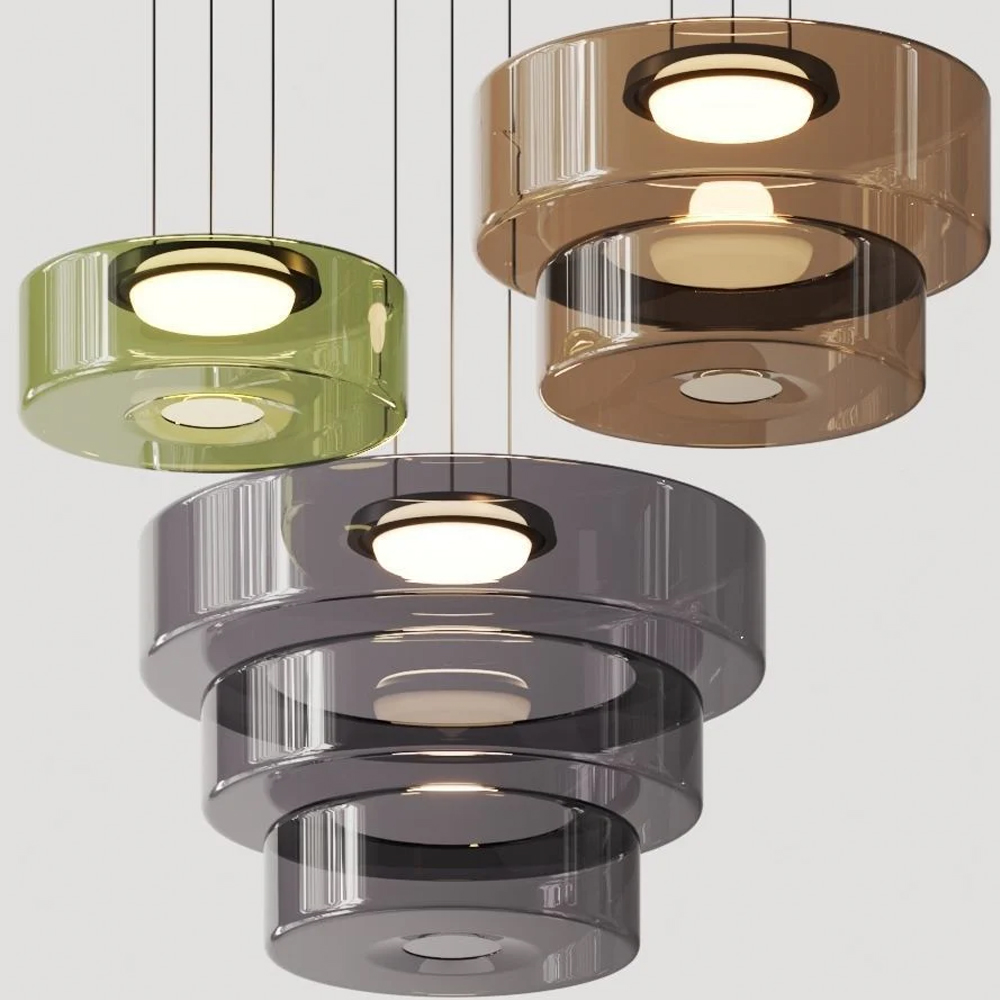Modern Elegant Glass Pendant Light Fixtures for Living Room Dining Room