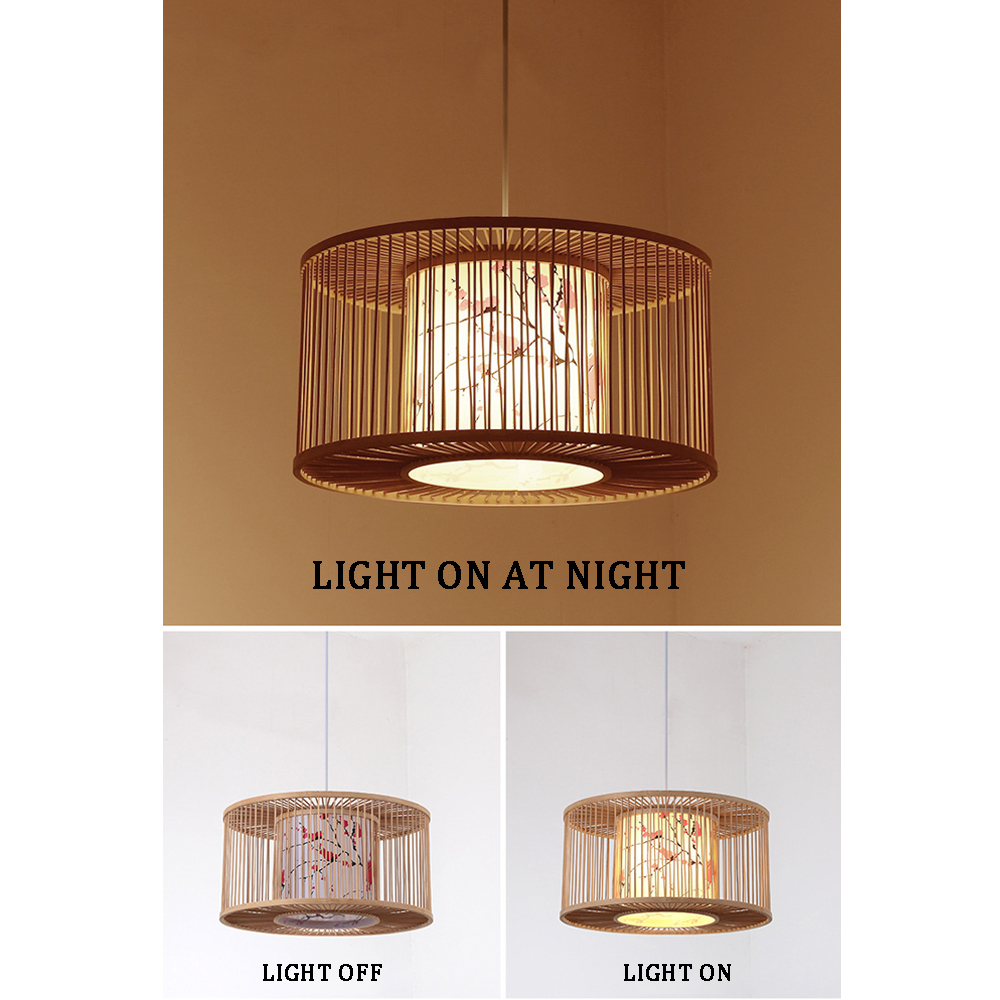 Japanese Restaurant Bamboo Lantern Chandelier Light Balcony Corridor Decorative Lamp