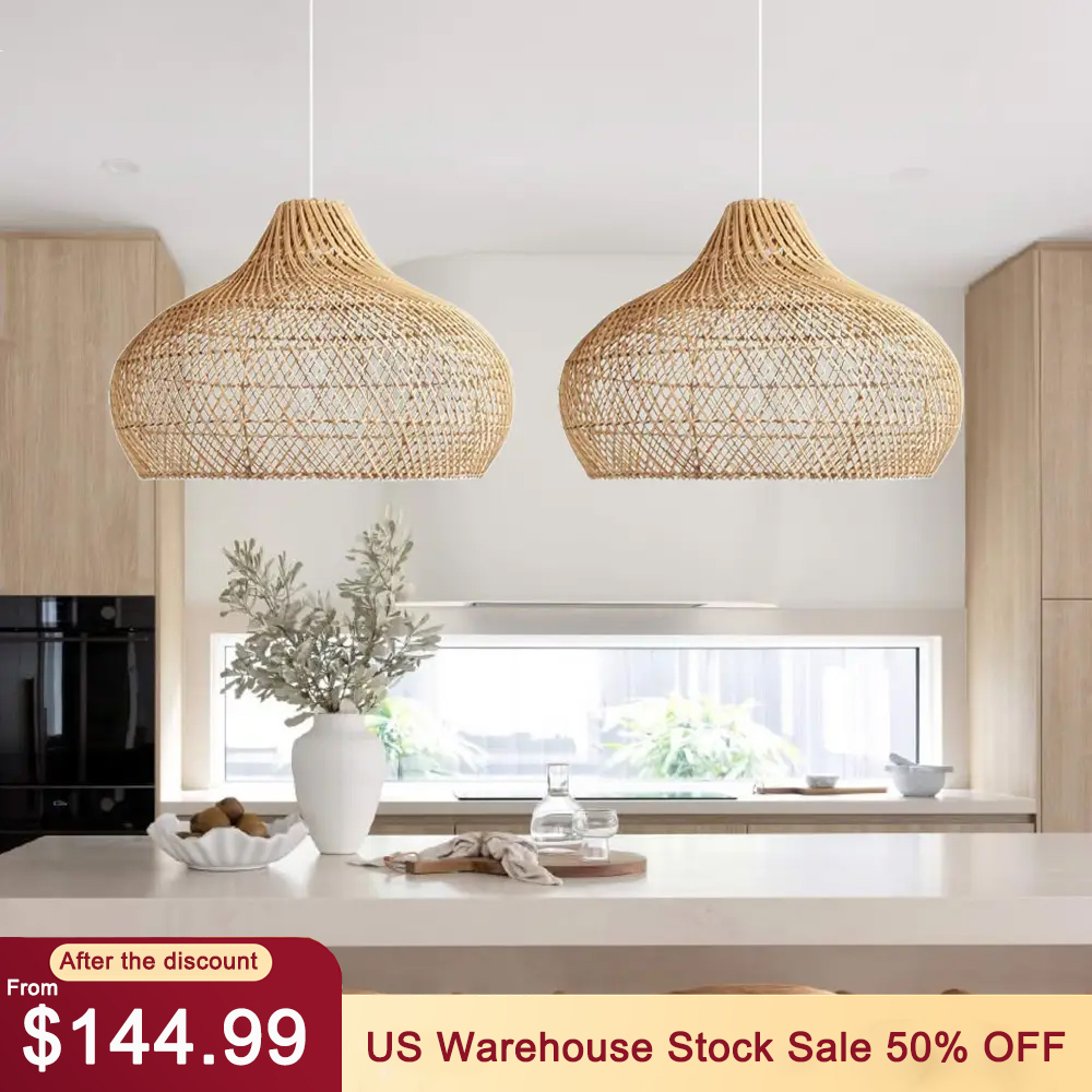 Luxury Lights Handmade Home Decor Rattan Pendant Light
