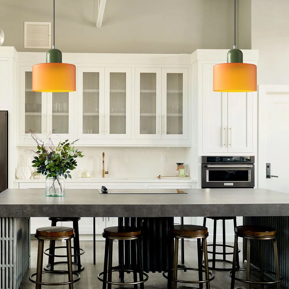Bauhaus Small Glass Pendant Light For Dining Room and Bedroom