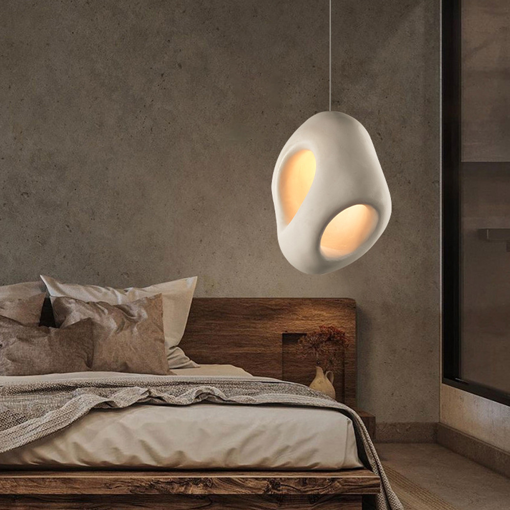 Minimalist Wabi-sabi Pendant Lights Loft Decor Hollow Design Hanging Lamp Fixture