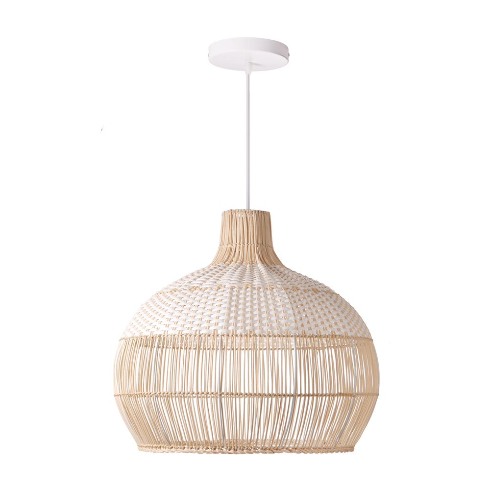 Handwoven Rattan Kitchen Island Pendant Lighting