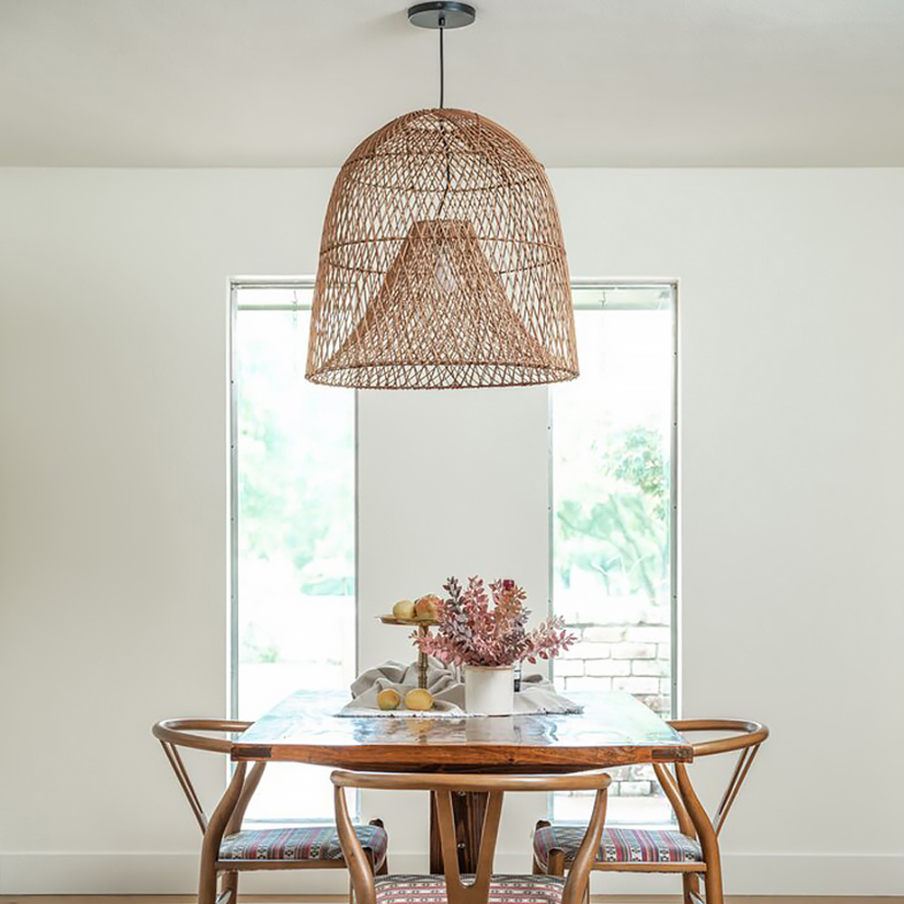 Creative Handmade Rattan Chandelier Japanese Restaurant Pendant Lamp