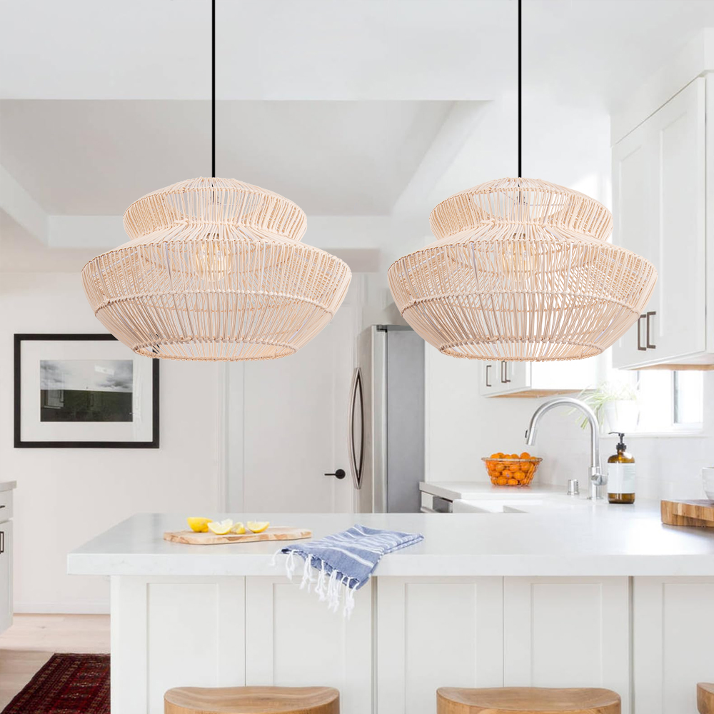 Creative Rattan Pendant Light for Dining Room