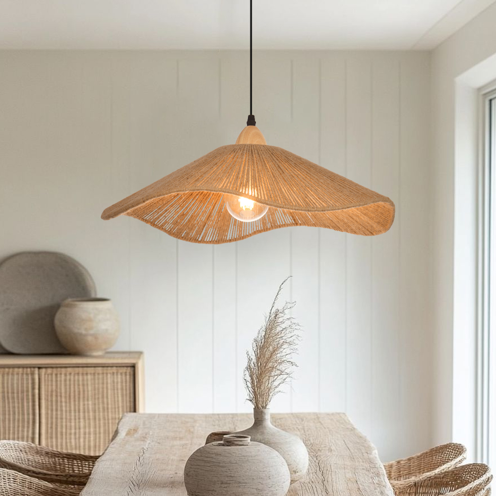 50% OFF Clearance Boho Rope Pendant Lights for Dining Room